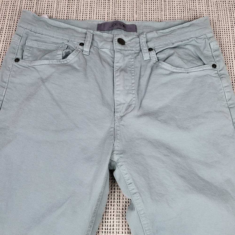 Joes Jeans Mens 31x31 Light Green Stretch Straight Denim Pants Casual‎ 5 Pocket